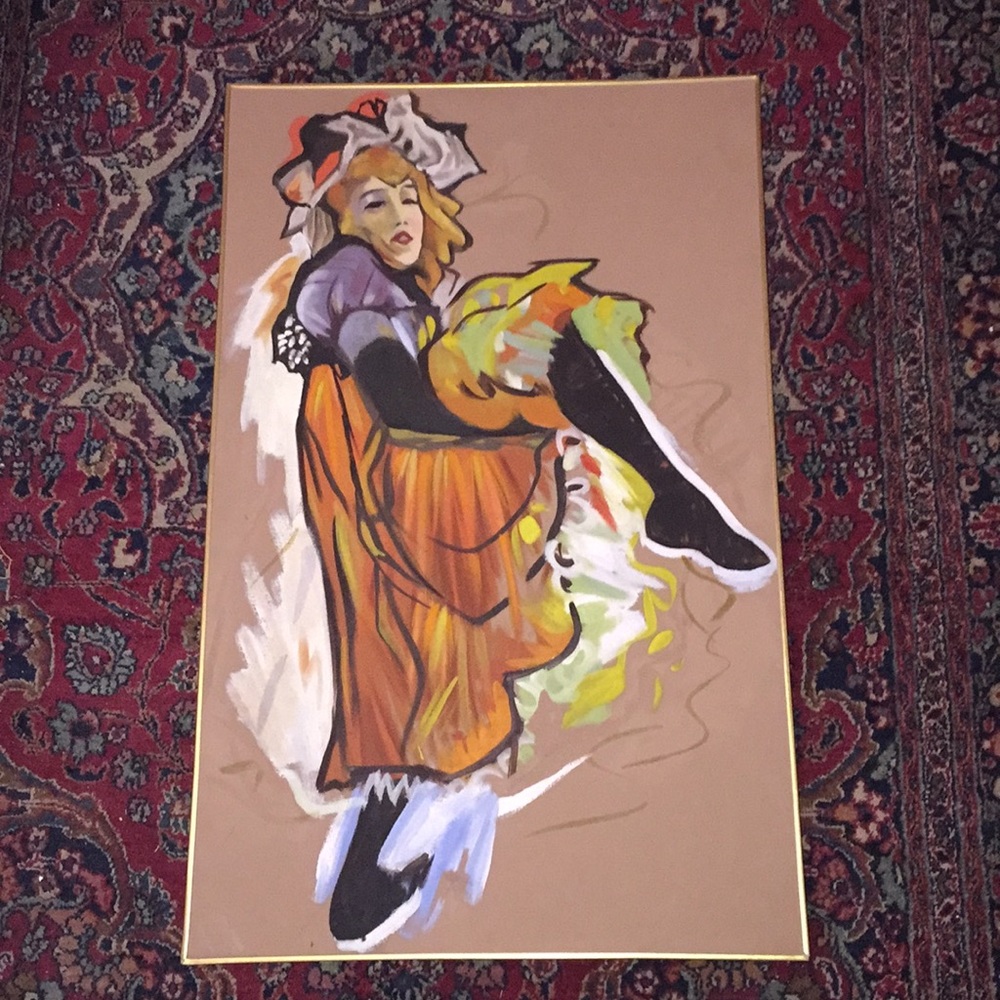 Large Jane Avril  painting